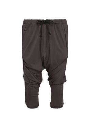 Open YY gathered sarouel shorts - Grey