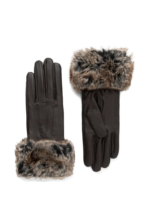 Barbour leather gloves - Brown