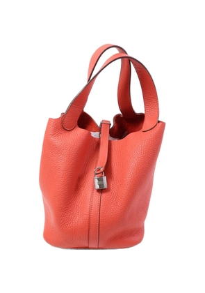 Hermès Pre-Owned Picotin MM leather tote bag - Orange