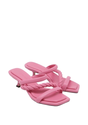 Jimmy Choo Pre-Owned Diosa twisted sandals - Pink