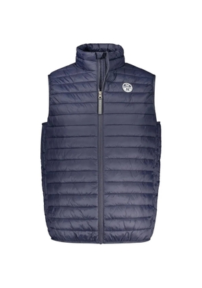 North Sails logo-detail quilted gilet - Blue