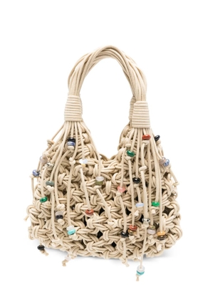 Hibourama mini Vannifique Desert Stone tote bag - Neutrals