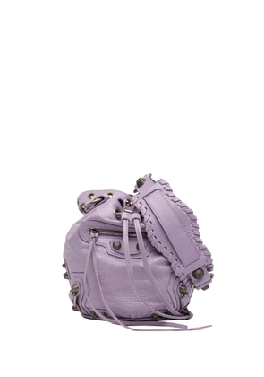 Balenciaga Pre-Owned 2010 Lambskin Le Cagole XS bucket bag - Purple