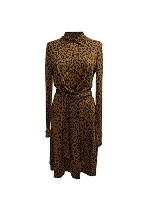 Diane Von Furstenberg Vintage Printed wrap dress - Brown