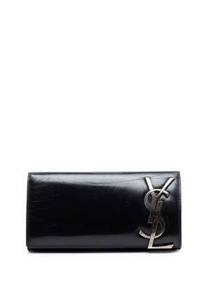 Saint Laurent Pre-Owned 2017 Leather Smoking clutch bag - Black