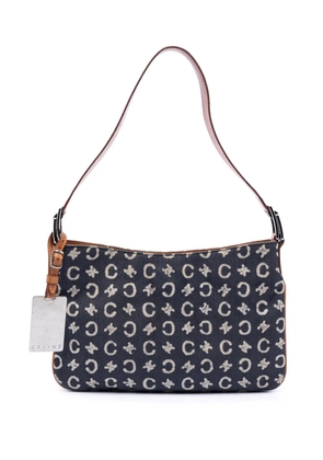 Celine Pre-Owned 20th Century C Macadam Denim shoulder bag - Blue