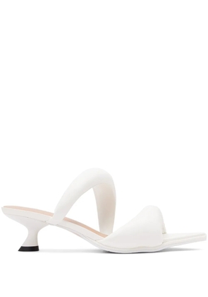 JW Pei 50mm Sara sandals - White