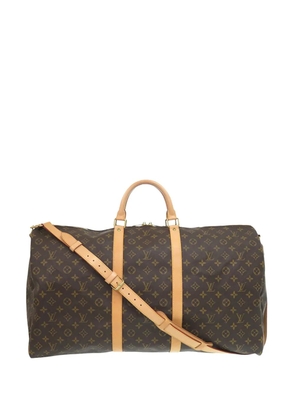 Louis Vuitton Pre-Owned 2000 Monogram Keepall Bandouliere 60 travel bag - Brown