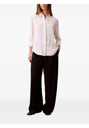 Calvin Klein satin shirt - White