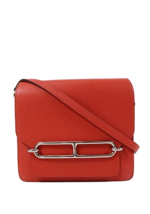 Hermès Pre-Owned 2016 mini Roulis leather crossbody bag - Red
