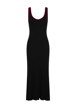 Anna Quan Tahlia ribbed scoop-neck dress - Black