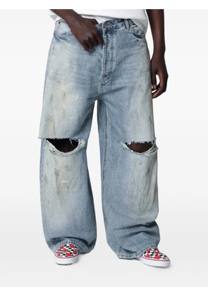 DAGGER Johnny distressed-finish jeans - Blue