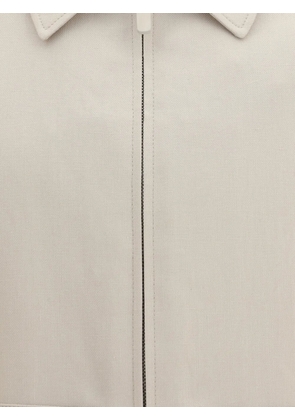 Zegna Oasi flap-pocket zip-up jacket - Neutrals