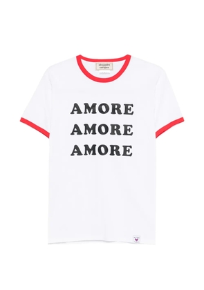 alessandro enriquez amore-print top - White