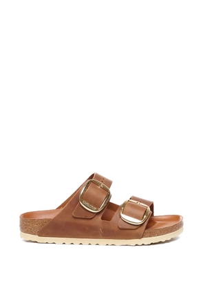 Birkenstock leather flat sandals - Brown