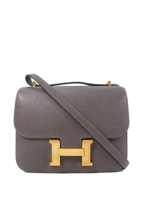 Hermès Pre-Owned 18 Constance leather shoulder bag - Grey