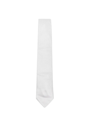 Dell'oglio Martin geometric-pattern tie - Grey