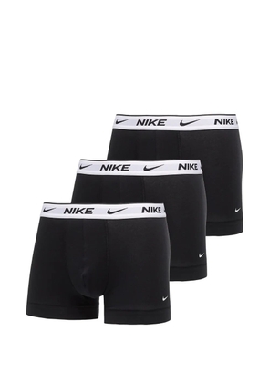 Nike logo-waistband boxers (set of three) - Black