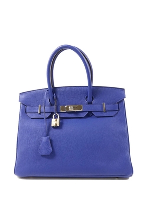 Hermès Pre-Owned 30 Birkin tote bag - Blue