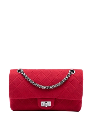 CHANEL Pre-Owned 2006-2008 Quilted Jersey Reissue 2.55 Double Flap 225 shoulder bag - Red