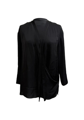 Theory tie-front relaxed blouse - Black