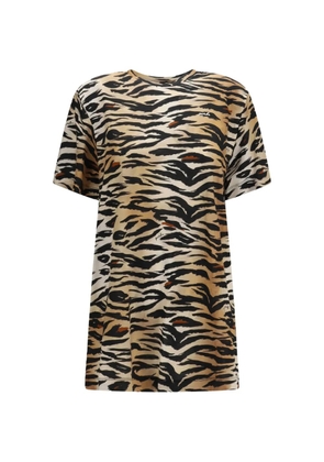 PINKO tiger-print T-shirt - Neutrals