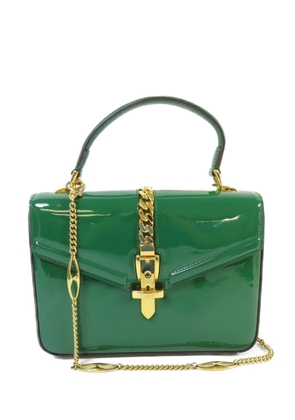 Gucci Pre-Owned Sylvie 1969 leather shoulder bag - Green