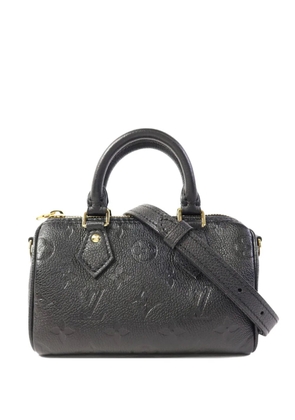 Louis Vuitton Pre-Owned Nano Speedy monogram tote bag - Black