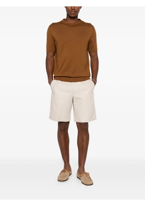 Zegna crew-neck T-shirt - Brown