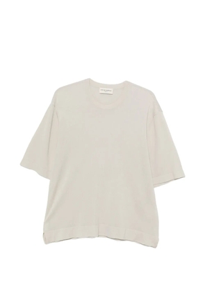Officine Generale fine-knit crew-neck T-shirt - Neutrals