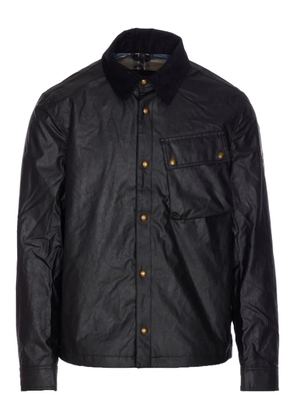 Belstaff Ground wax-effect snap-button jacket - Black