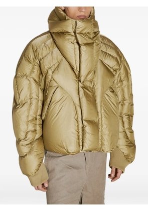 ENTIRE STUDIOS XM quilted hooded jacket - Gold