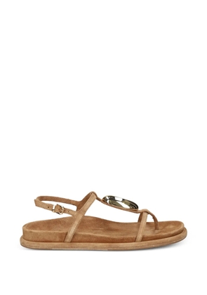 Kennel & Schmenger Aily embellished suede sandals - Neutrals