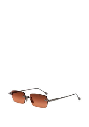 Kuboraum Maske H61 rectangle-frame sunglasses - Brown