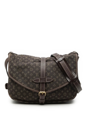 Louis Vuitton Pre-Owned 2009 Monogram Mini Lin Saumur 30 crossbody bag - Brown