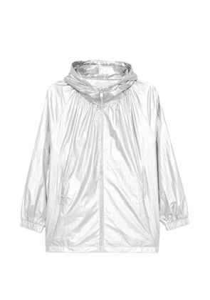 DEHA metallic hooded jacket - Silver