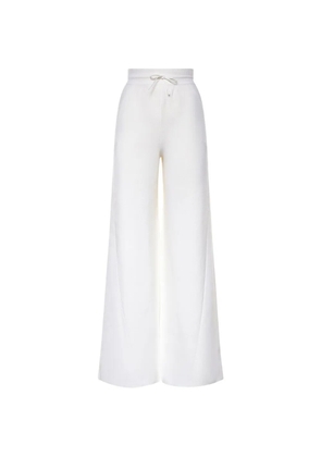 Loro Piana drawstring wide-leg trousers - White