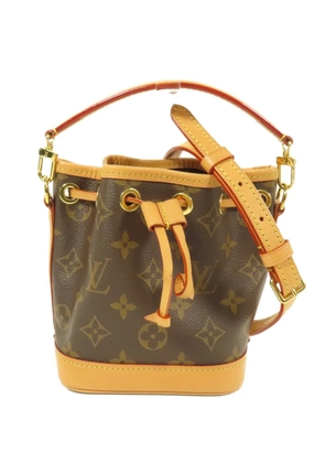 Louis Vuitton Pre-Owned Nano Noe Monogram bucket bag - Brown