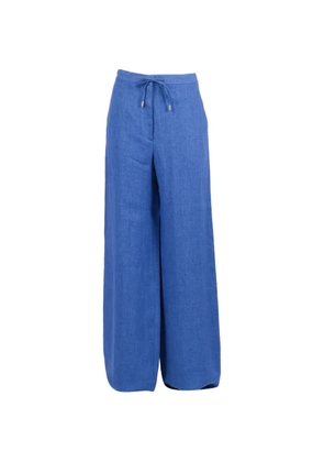 Max Mara Pelota drawstring-waist trousers - Blue