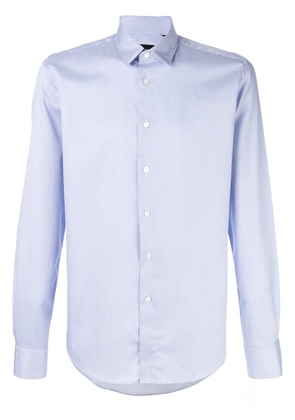 Dell'oglio curved hem shirt - Blue