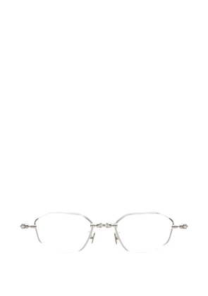 Kuboraum geometric-frame glasses - Silver