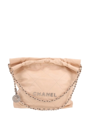 CHANEL Pre-Owned Chanel 22 quilted leather shopping bag - Neutrals