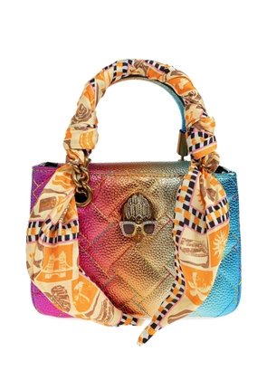 Kurt Geiger London mini Square Kensington quilted leather tote bag - Pink