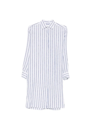 Xacus Leandra striped mini dress - White