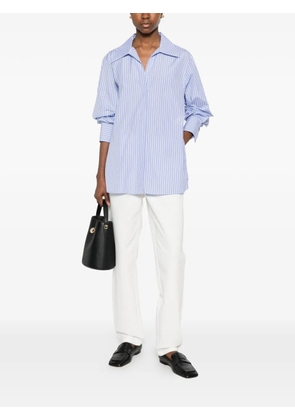 Marella MLSTabarin striped buttoned shirt - Blue