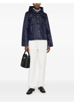 Marella EMMPiroga quilted hooded jacket - Blue