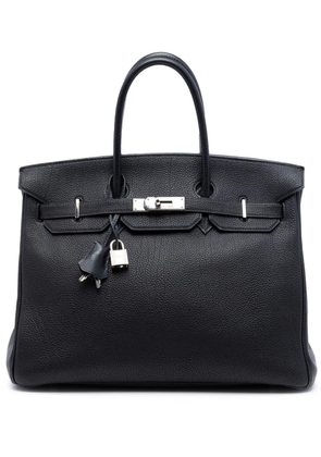 Hermès Pre-Owned 2003 Togo Birkin Retourne 35 handbag - Black