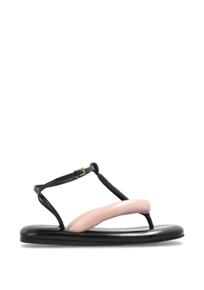 Givenchy Boudoir padded leather flip-flops - Black