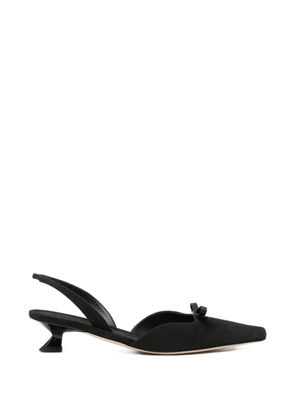 3juin Manny bow-detail mules - Black