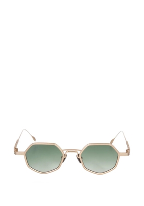 Capote geometric-frame sunglasses - Gold